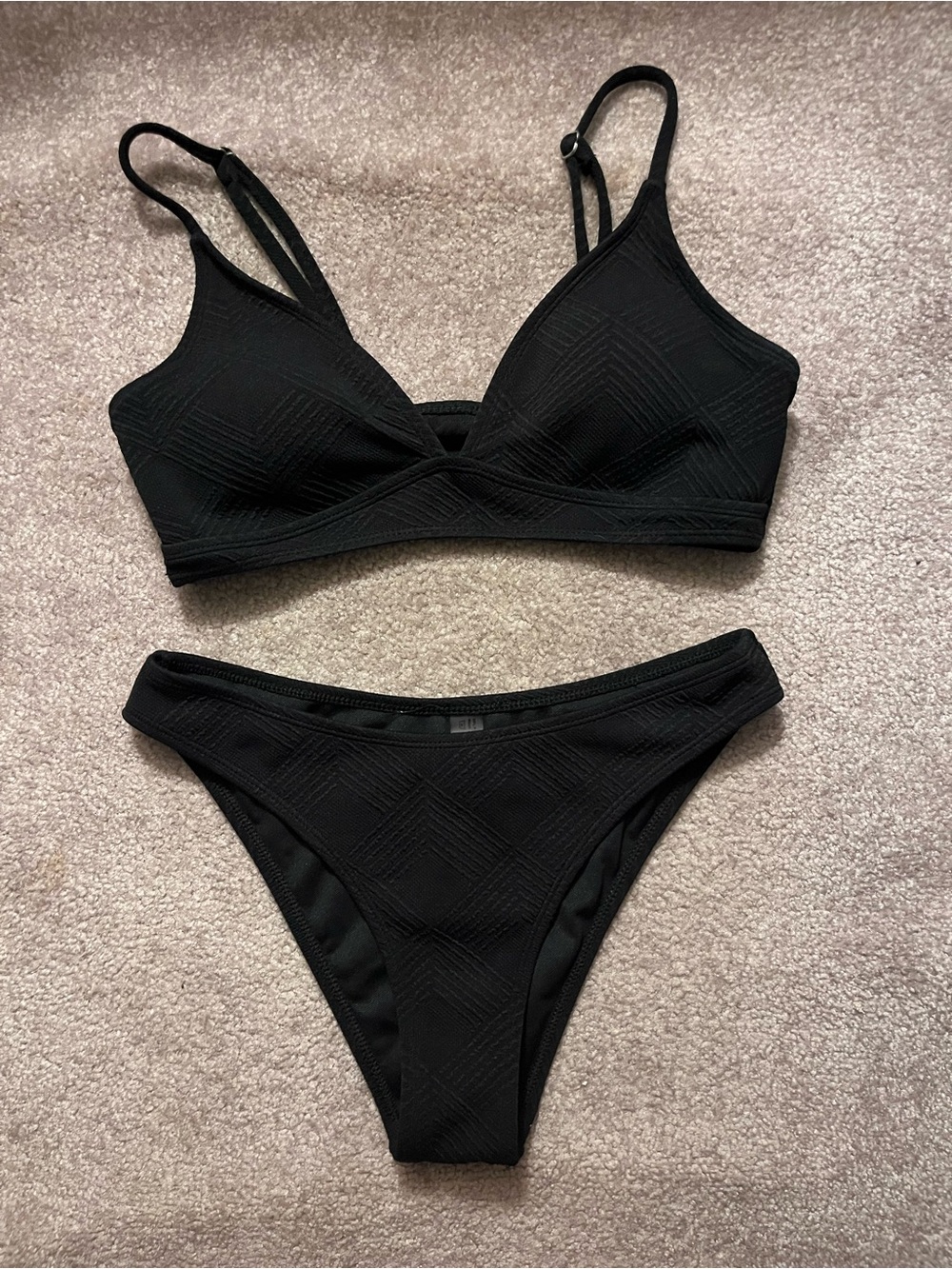 SHEIN Black Bikini Set